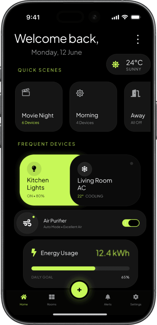 Welcome back Interface